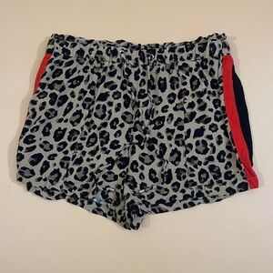 Y2K Stradivarius Cheetah Print Shorts
